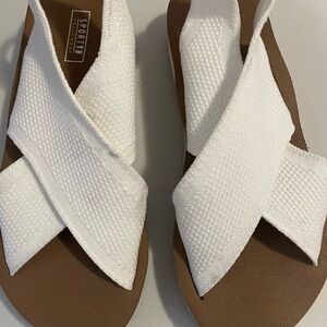 Yellow Box Women's White Sandals